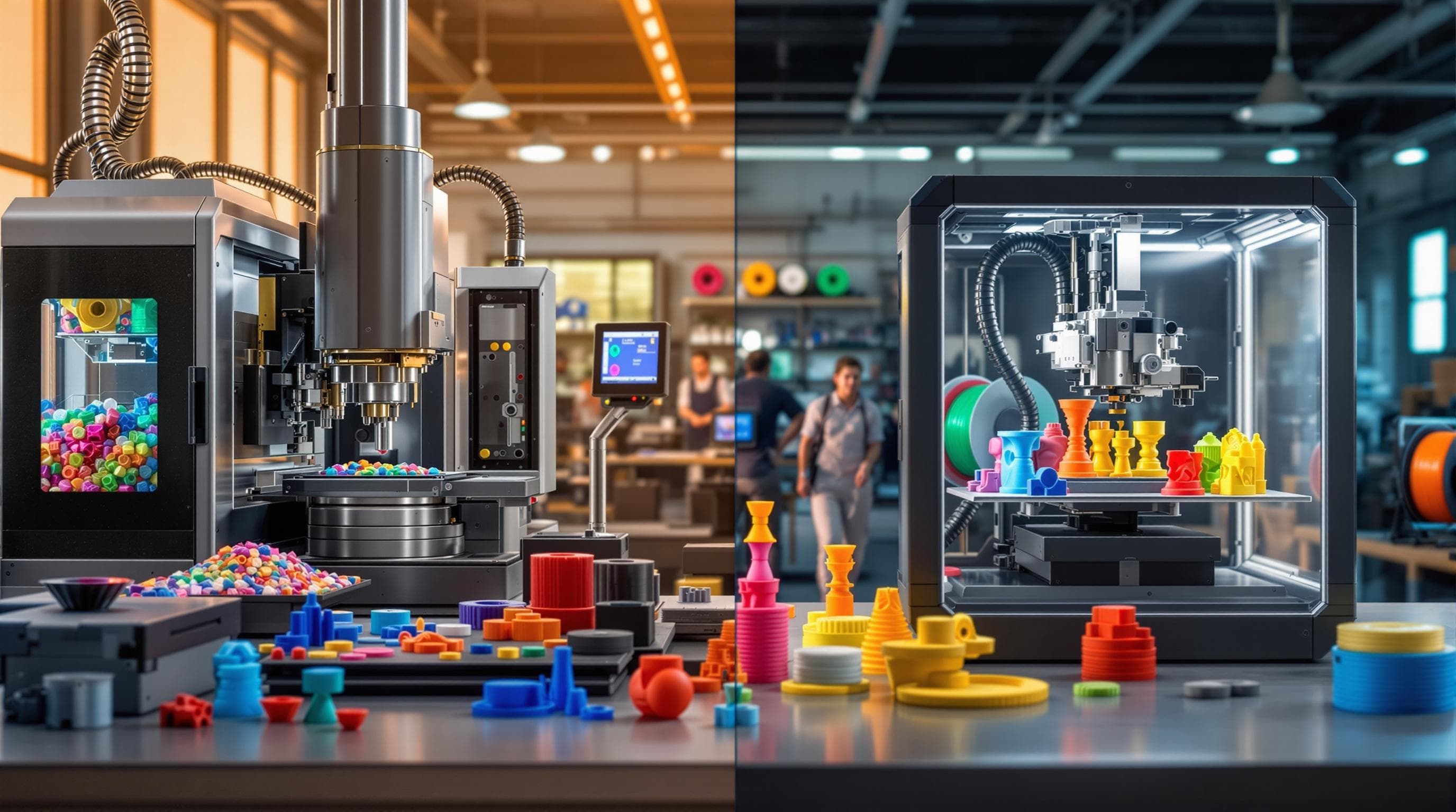 Injection Molding vs 3D Printing: Cost Comparison Guide